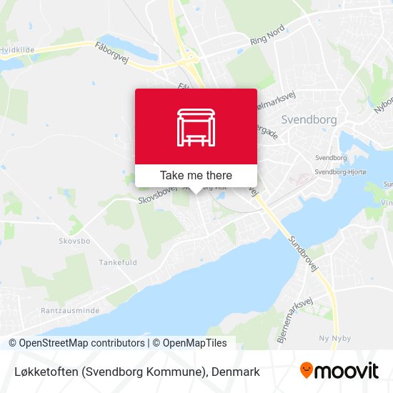 Løkketoften (Svendborg Kommune) map