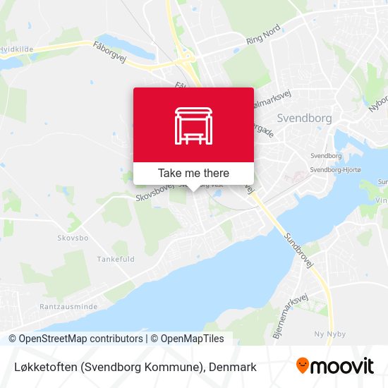 Løkketoften (Svendborg Kommune) map