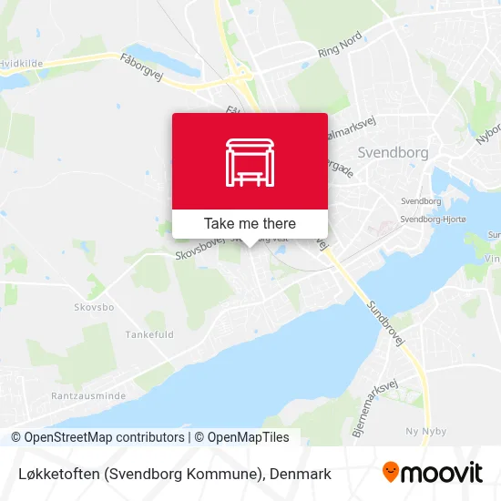 Løkketoften (Svendborg Kommune) map