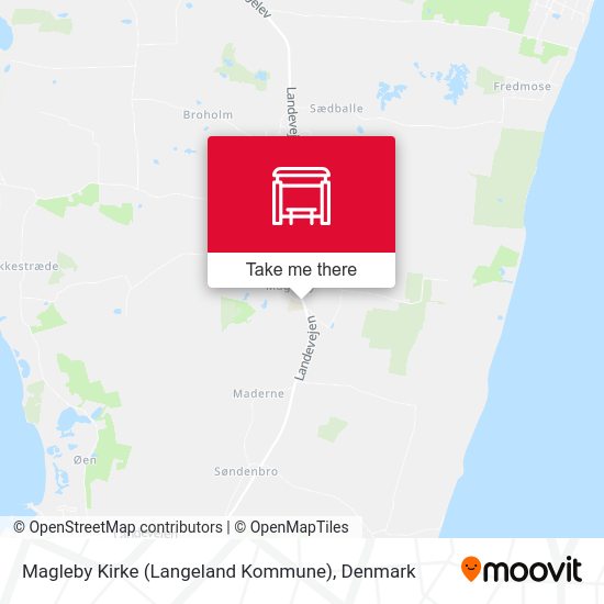 Magleby Kirke (Langeland Kommune) map