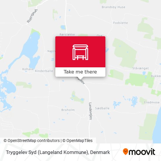 Tryggelev Syd (Langeland Kommune) map