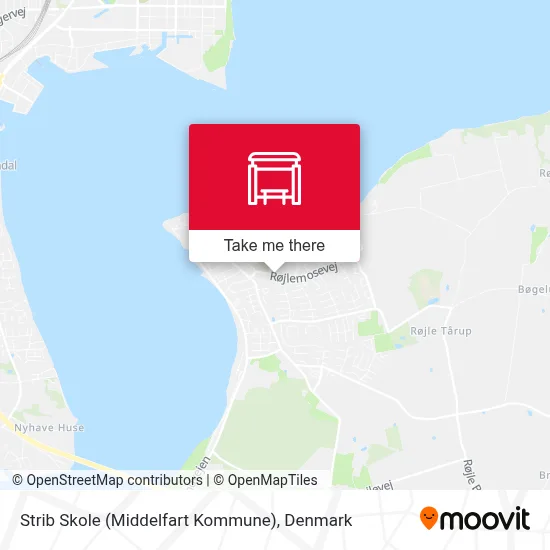Strib Skole (Middelfart Kommune) map