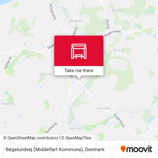 Bøgelundvej (Middelfart Kommune) map