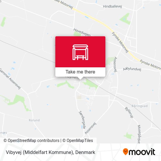 Vibyvej (Middelfart Kommune) map