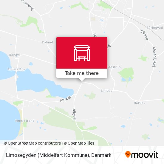 Limosegyden (Middelfart Kommune) map