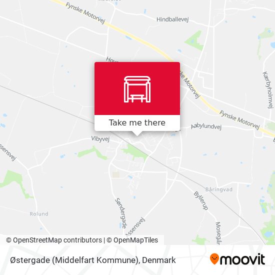 Østergade (Middelfart Kommune) map