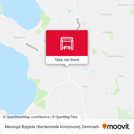 Mesinge Bygade (Kerteminde Kommune) map