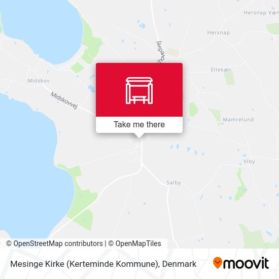 Mesinge Kirke (Kerteminde Kommune) map