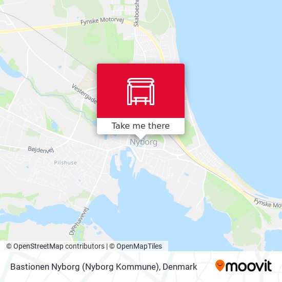 Bastionen Nyborg (Nyborg Kommune) map