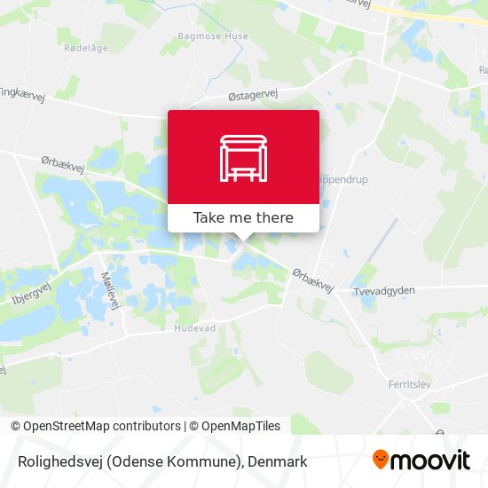 Rolighedsvej (Odense Kommune) map
