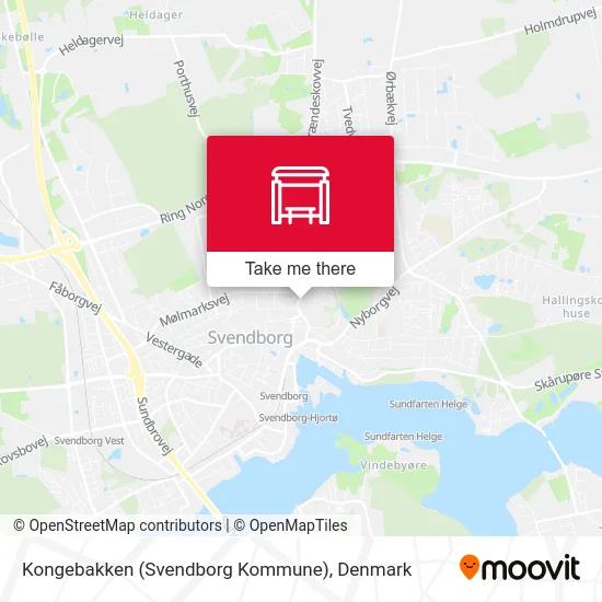 Kongebakken (Svendborg Kommune) map