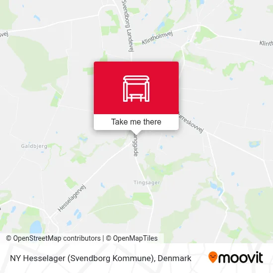 NY Hesselager (Svendborg Kommune) map