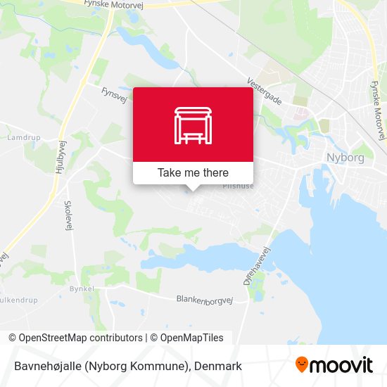 Bavnehøjalle (Nyborg Kommune) map