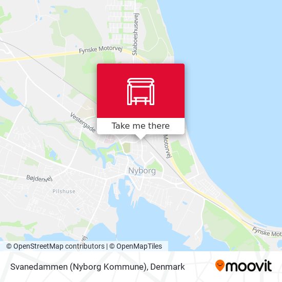 Svanedammen (Nyborg Kommune) map