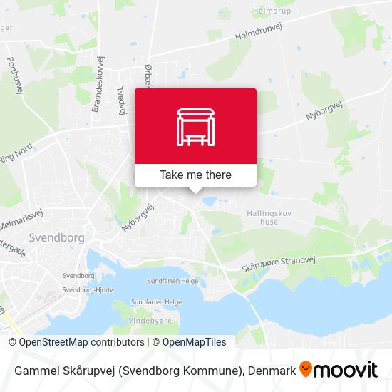 Gammel Skårupvej (Svendborg Kommune) map