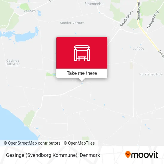 Gesinge (Svendborg Kommune) map