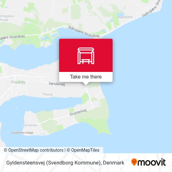 Gyldensteensvej (Svendborg Kommune) map