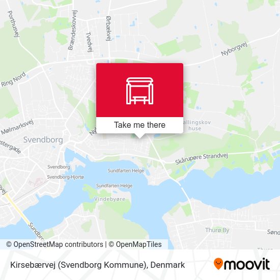 Kirsebærvej (Svendborg Kommune) map