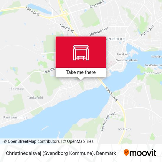 Christinedalsvej (Svendborg Kommune) map