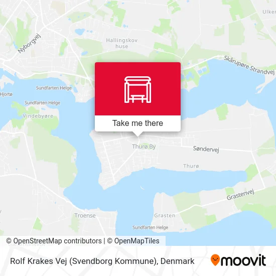 Rolf Krakes Vej (Svendborg Kommune) map