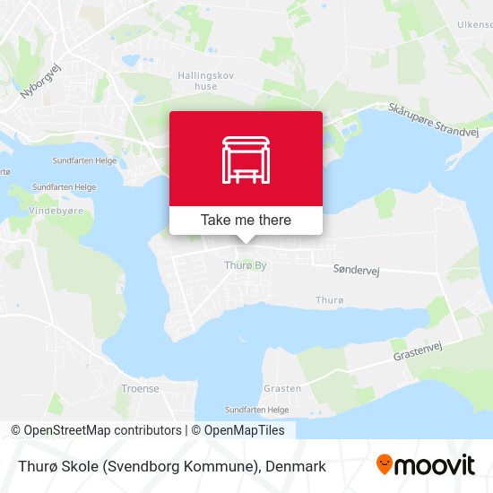 Thurø Skole (Svendborg Kommune) map