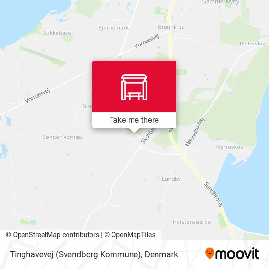 Tinghavevej (Svendborg Kommune) map