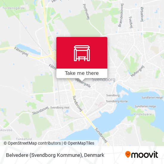 Belvedere (Svendborg Kommune) map