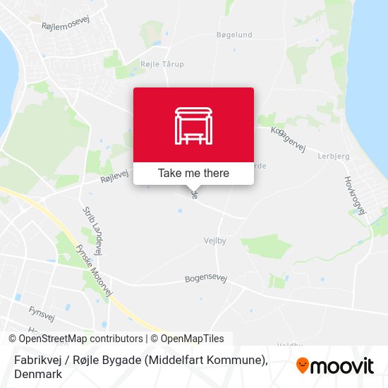 Fabrikvej / Røjle Bygade (Middelfart Kommune) map