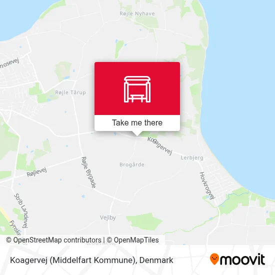 Koagervej (Middelfart Kommune) map