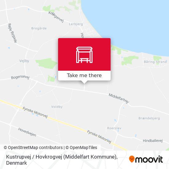 Kustrupvej / Hovkrogvej (Middelfart Kommune) map