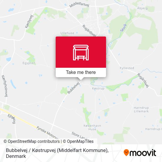 Bubbelvej / Køstrupvej (Middelfart Kommune) map