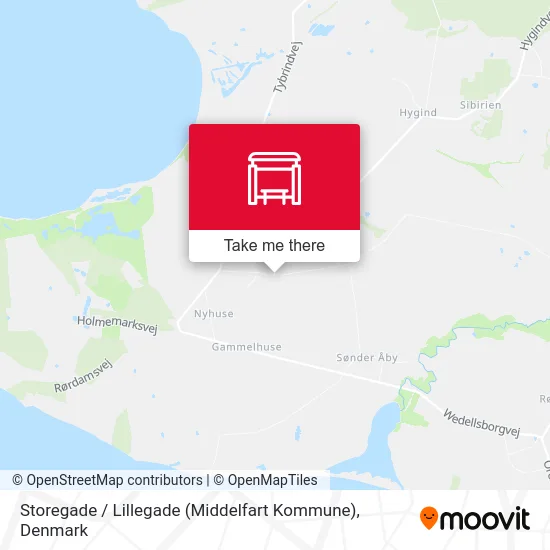 Storegade / Lillegade (Middelfart Kommune) map