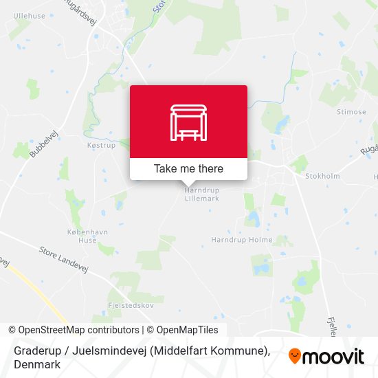 Graderup / Juelsmindevej (Middelfart Kommune) map
