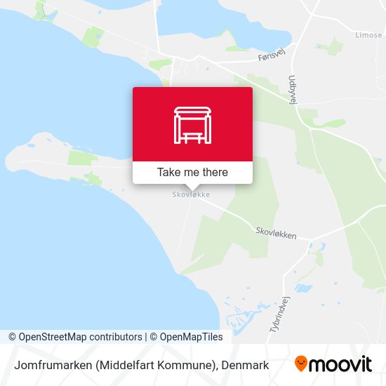 Jomfrumarken (Middelfart Kommune) map