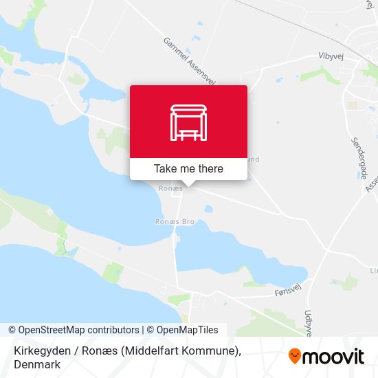 Kirkegyden / Ronæs (Middelfart Kommune) map