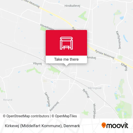 Kirkevej (Middelfart Kommune) map