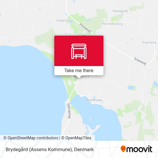 Brydegård (Assens Kommune) map