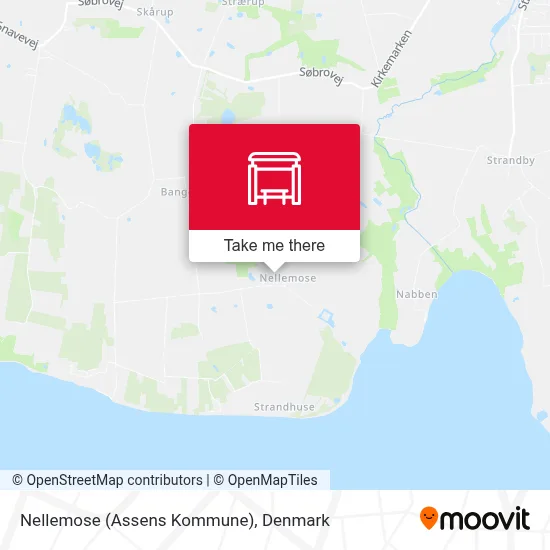 Nellemose (Assens Kommune) map