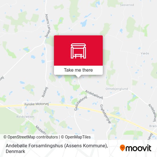 Andebølle Forsamlingshus (Assens Kommune) map