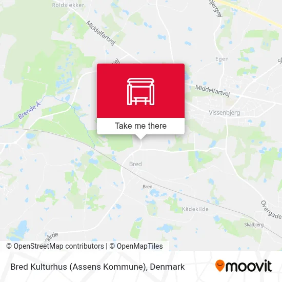 Bred Kulturhus (Assens Kommune) map