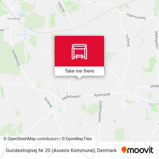Gundestrupvej Nr 20 (Assens Kommune) map