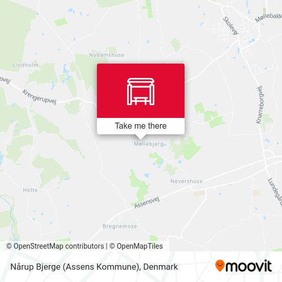 Nårup Bjerge (Assens Kommune) map