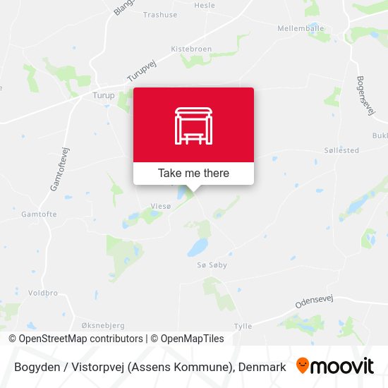 Bogyden / Vistorpvej (Assens Kommune) map