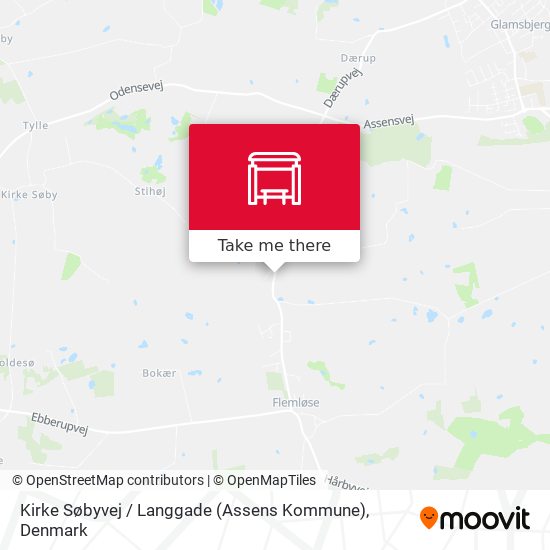 Kirke Søbyvej / Langgade (Assens Kommune) map