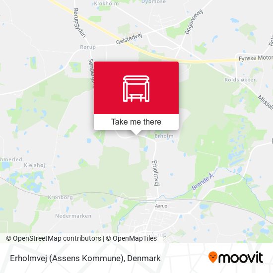Erholmvej (Assens Kommune) map