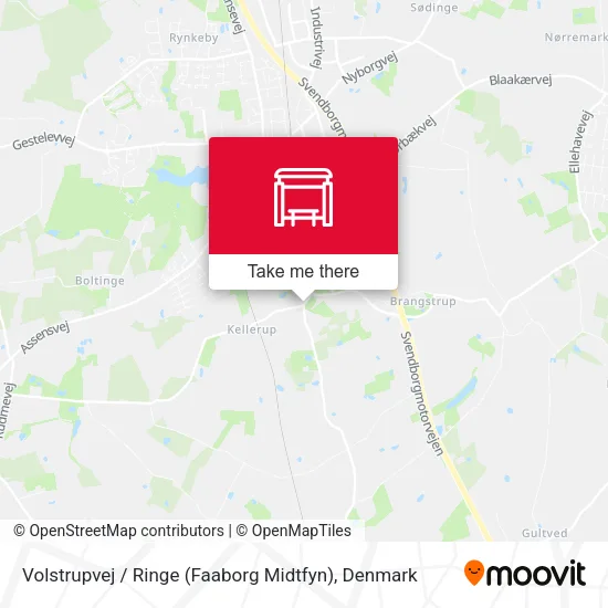 Volstrupvej / Ringe (Faaborg Midtfyn) map