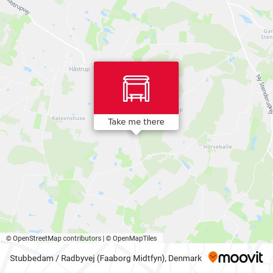 Stubbedam / Radbyvej (Faaborg Midtfyn) map