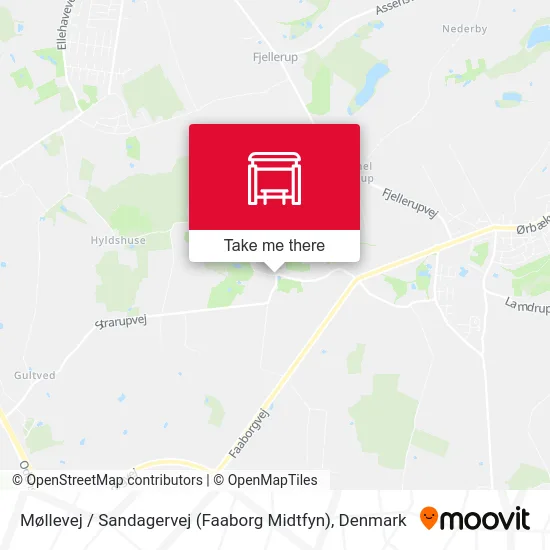 Møllevej / Sandagervej (Faaborg Midtfyn) map
