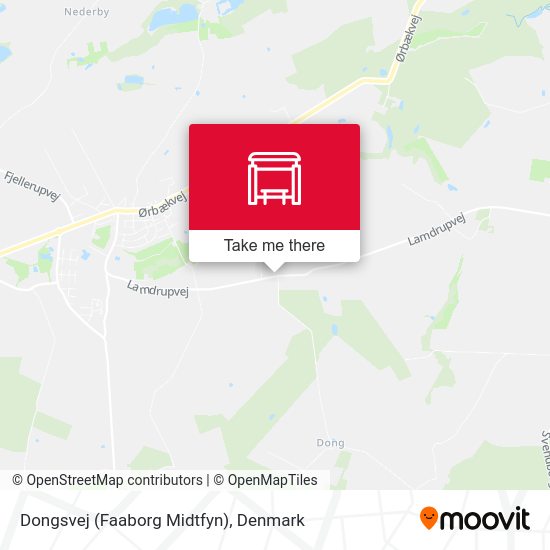 Dongsvej (Faaborg Midtfyn) map