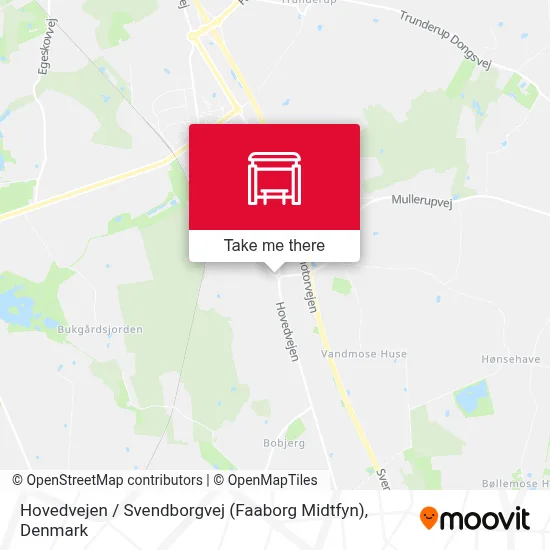 Hovedvejen / Svendborgvej (Faaborg Midtfyn) map